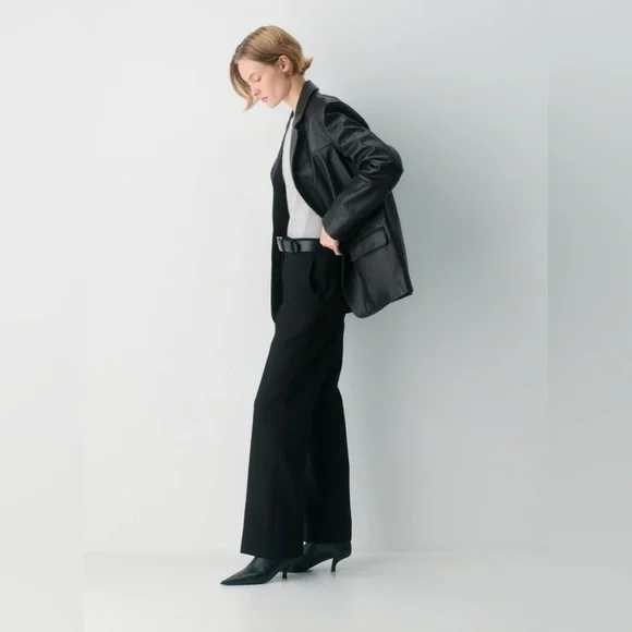 NWT - Babaton Stakeholder Wool Pant - Size 6 - Black - Picture 3 of 7
